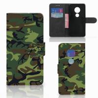 Motorola Moto G7 Play | Telefoon Hoesje | Army Dark