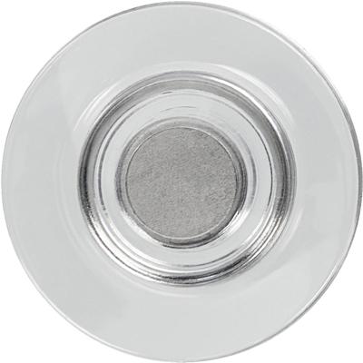 Nobo magneten, glasbord, transparant, pak van 10 stuks