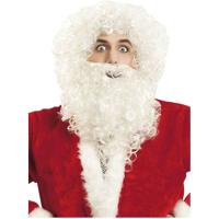 Pruik met Baard My Other Me Wit Kerstman