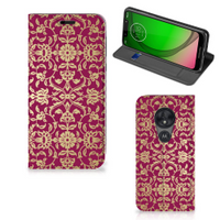 Telefoon Hoesje Motorola Moto G7 Play Barok Pink - thumbnail