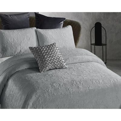Dreamhouse Bedsprei Velvet Clara Grey