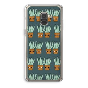 Sansevieria: Samsung Galaxy A8 (2018) Transparant Hoesje