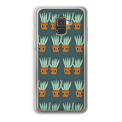 Sansevieria: Samsung Galaxy A8 (2018) Transparant Hoesje