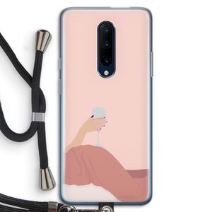 Wine: OnePlus 7 Pro Transparant Hoesje met koord