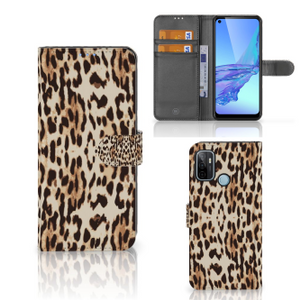 OPPO A53 | OPPO A53s Telefoonhoesje met Pasjes Leopard