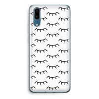Wimpers: Huawei P20 Transparant Hoesje Wimpers: Huawei P20 Transparant Hoesje
