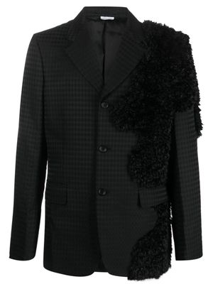 Comme des Garçons Homme Plus blazer à carreaux - Noir