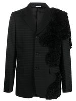 Comme des Garçons Homme Plus blazer à carreaux - Noir