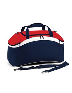 Atlantis BG572 Teamwear Holdall - French-Navy/Classic-Red/White - 64 x 35 x 31 cm