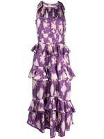 Ulla Johnson robe longue en soie Serafina - Violet - thumbnail