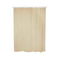 Douchegordijn Exma basic Beige PVC 140 x 180 cm