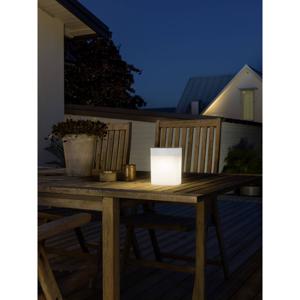 Konstsmide 7806-202 Assisi Tafellamp op zonne-energie 1 W Warmwit Wit