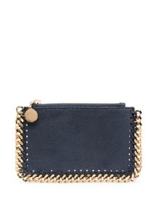 Stella McCartney porte-monnaie Falabella à fermeture zippée - Bleu