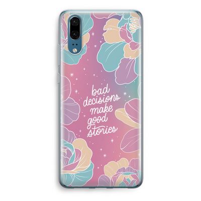 Good stories: Huawei P20 Transparant Hoesje