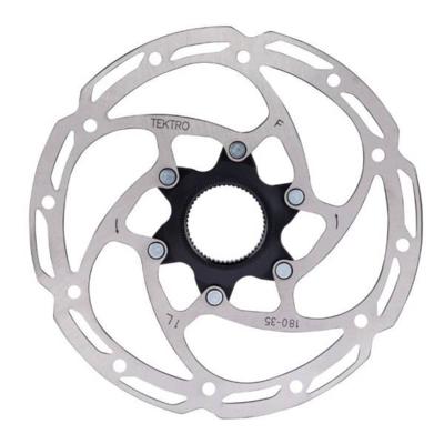 Tektro remschijf tr180-351 ø180mm centerlock zilver (werkplaatsverpakking)