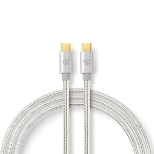 Nedis USB 2.0 Kabel Voor Synchroniseren, Laden en AV-ondersteuning | USB-C© Male Naar USB-C© Mal