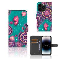 iPhone 15 Pro Hoesje Cirkels en Vlinders