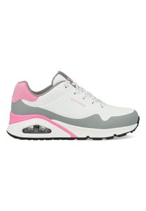 Skechers Uno Pop Color Fun 177121/WGY Wit / Grijs / Roze  maat