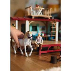 Schleich Horse Club - Woonwagen voor geheime club-bijeenkomsten speelfiguur 42593