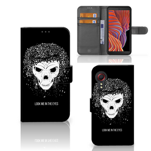 Telefoonhoesje met Naam Samsung Galaxy Xcover 5 Skull Hair