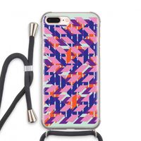 Skew Blush 3: iPhone 7 PLUS Transparant Hoesje met koord