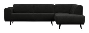 BePureHome Hoekbank 'Statement' Rechts, Rib, kleur Graphite