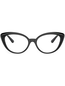 Versace Eyewear lunettes de vue à monture papillon - Noir