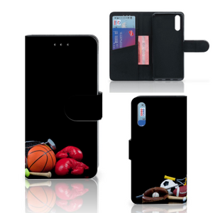 Huawei P20 Wallet Case met Pasjes Sports