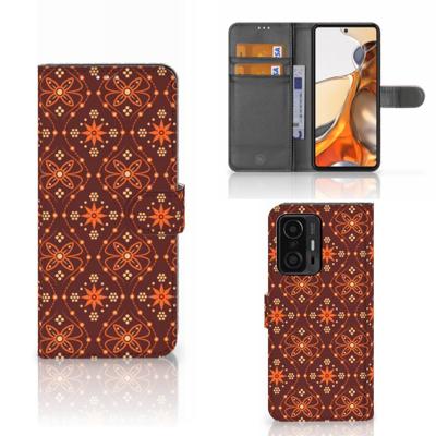 Xiaomi 11T | 11T Pro | Telefoon Hoesje | Batik Brown