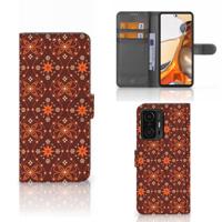 Xiaomi 11T | 11T Pro | Telefoon Hoesje | Batik Brown