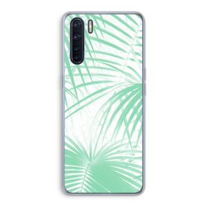 Palmbladeren: Oppo A91 Transparant Hoesje