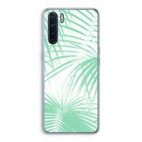 Palmbladeren: Oppo A91 Transparant Hoesje