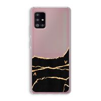 Gouden marmer: Samsung Galaxy A51 5G Transparant Hoesje