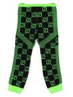 Gucci Kids pantalon en maille GG Supreme - Vert - thumbnail