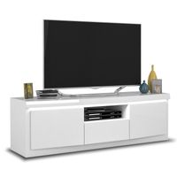 Tv-meubel Spirit 180 cm breed in hoogglans wit - thumbnail