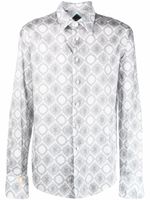 Billionaire chemise Flavio à imprimé baroque - Gris