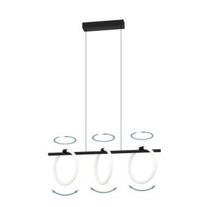 EGLO Caranacoa hangende plafondverlichting Flexibele montage 9 W Zwart, Wit