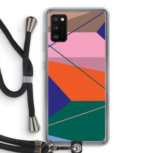 Gestalte 1: Samsung Galaxy A41 Transparant Hoesje met koord