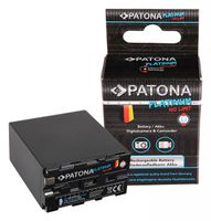 Platinum Battery Sony NP-F970 NP-F960 NP-F950 with Tesla cells in heat resistant V1 case 10.000mAh