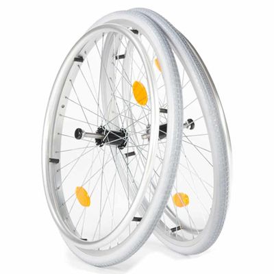 Rolstoel wielen met luchtbanden (2 stuks) | Geschikt voor rolstoel M5, M6, Ecotec, Litec, Rotec, G-Lite Pro, Freetec, D-Lite | 10040013