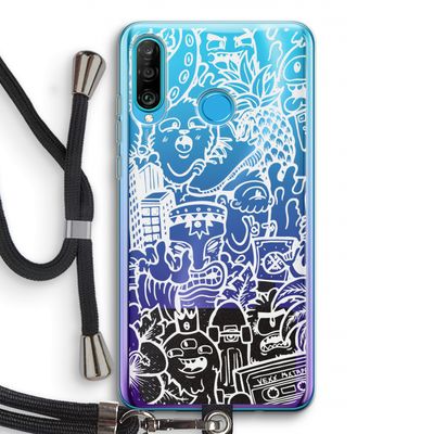 Vexx Mixtape #2: Huawei P30 Lite Transparant Hoesje met koord
