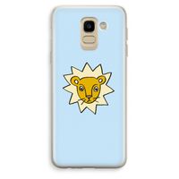 Kleine leeuw: Samsung Galaxy J6 (2018) Transparant Hoesje
