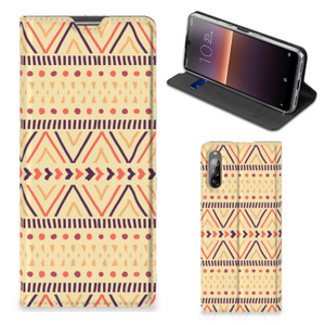 Sony Xperia L4 Hoesje met Magneet Aztec Yellow