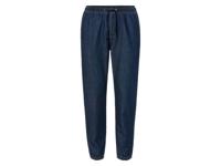 LIVERGY Heren denim joggers (54, Blauw) - thumbnail