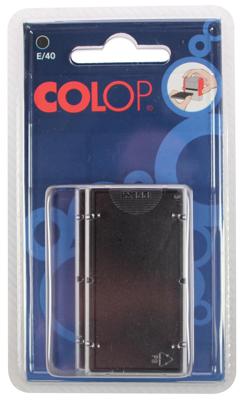 Colop stempelkussen zwart, voor stempel P40, P40N, blister van 2 stuks