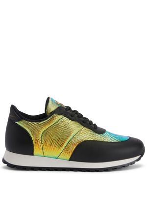 Giuseppe Zanotti baskets en cuir - Multicolore