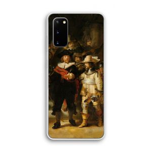 De Nachtwacht: Samsung Galaxy S20 Transparant Hoesje