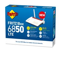 AVM FRITZ!Box 6850 LTE International wlan lte router 4G (LTE), 3G/3G+ (UMTS/HSPA+), Mesh Wi-Fi - thumbnail