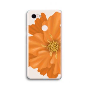 Orange Ellila flower: Google Pixel 3 XL Transparant Hoesje