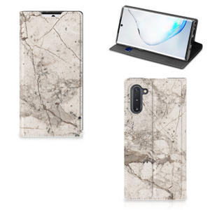 Samsung Galaxy Note 10 Standcase Marmer Beige